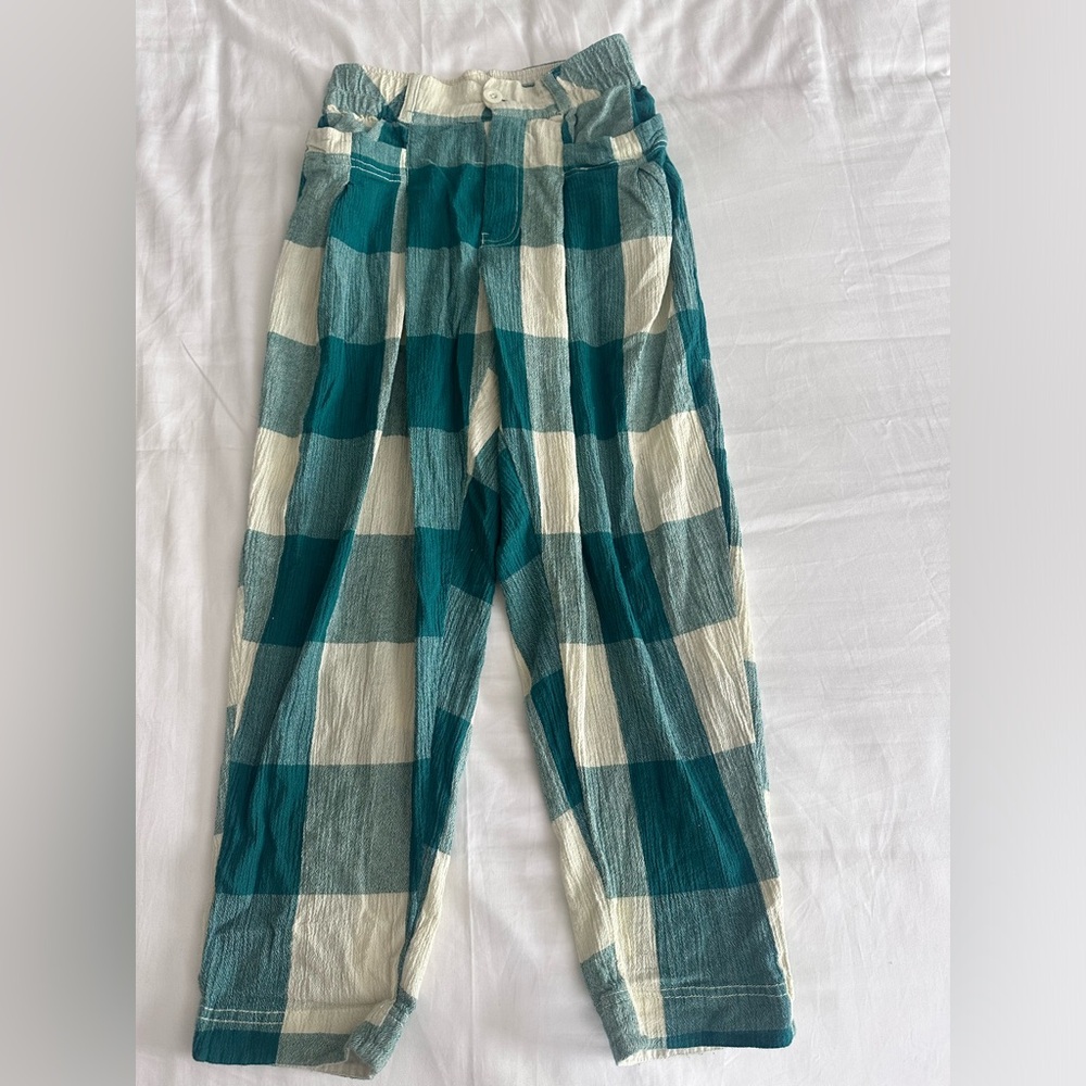 Free people checkered pants